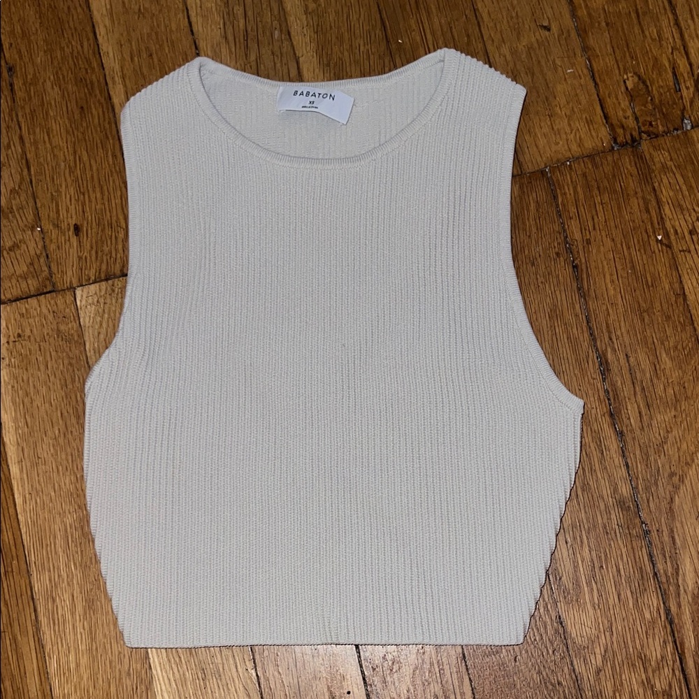 Babaton Women's Elegant Cream Tank Top